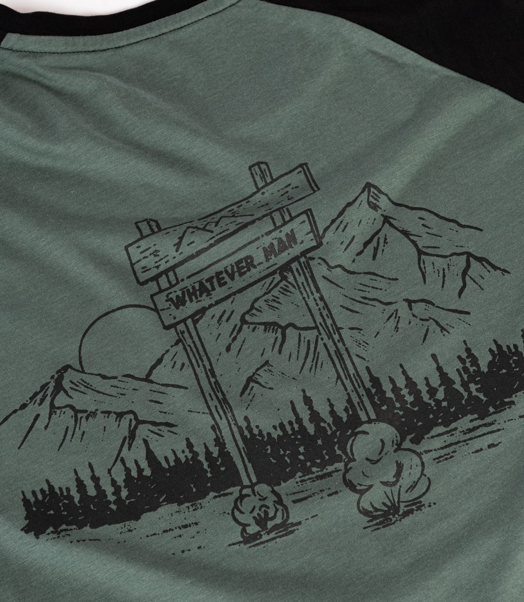 Whatever Man Woman Path LS Green Detail 2